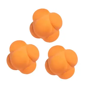 Set of 3 Reaction Bounce Ball, Field Training Ball, Agility Trainer for Baseball