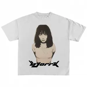 Bjork Vintage 90's Graphic Unisex Shirt Y2k Retro R&B Hip Hop Music Fan Merch Comfort Colors Women's Tee Gift for Her
