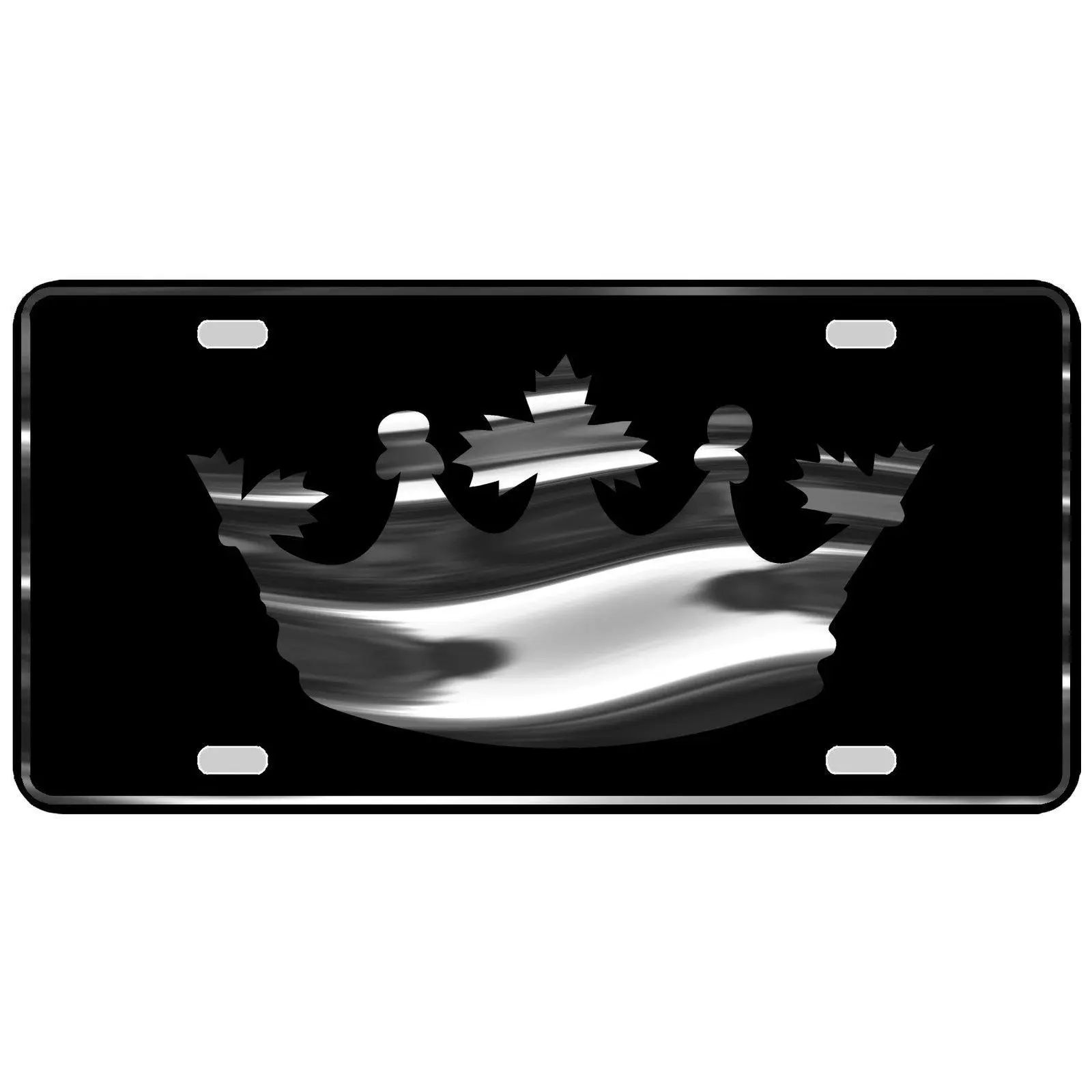 CustoMonsterDesigns Crown Royalty Heavy Duty Aluminum License Plate S20