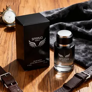 100ml Men's Cologne Long Lasting Pheromone Perfume, Vanilla Woody Fragrance for Men, Summer Fresh Citrus & Ginger Scent, Perfumes for Men That Attract Women