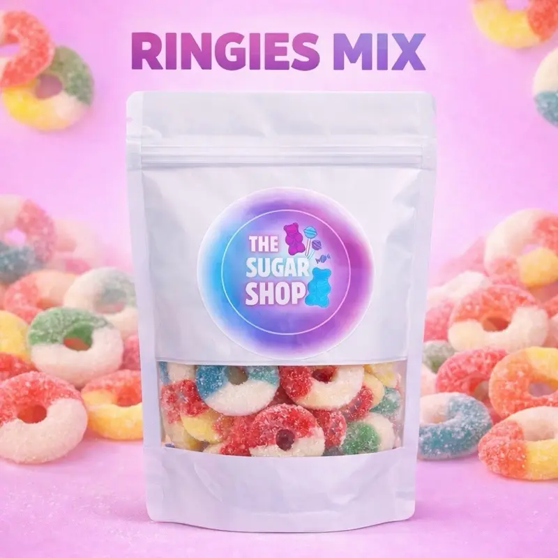 Ringies - 6 Flavor Gummy Ring Mix Ringies - 6 Flavor Gummy Ring Mix