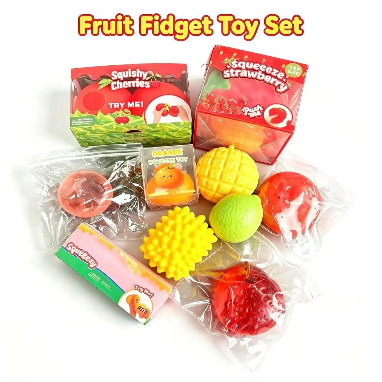 Fruit Themed Squishy Toys