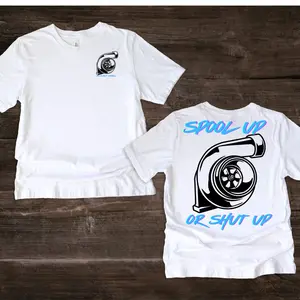 Spool Up or Shut Up Cotton Crewneck Short Sleeve Tshirt