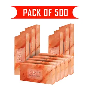Pink Salt Tiles pack of 500 Size 8x4x1 For Salt Cave or Salt Wall
