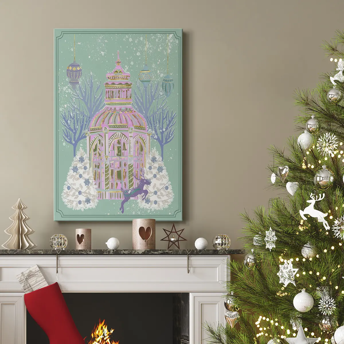 Winter Holidays V- Gallery Wrapped Canvas