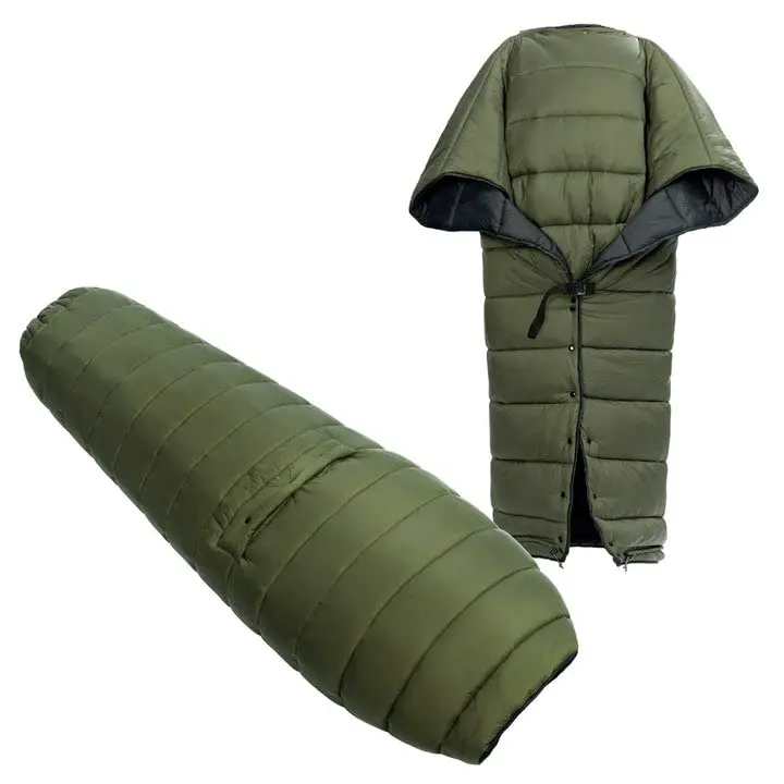 Onewind Wearable Sleeping Bag/Poncho - 35°F Topquilt & Recycled Nylon Quilt | Ultralight 2.3lbs w/Sorona Insulation (Hammock/Backpacking)
