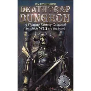 USED-Deathtrap Dungeon by Ian Livingstone (Paperback)