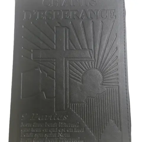 Old Chants D’esperance French Text Hardcover Edition Haitian Evangelical Gospel Songs New Song Collection Ideal for Haitian Evangelical Believers