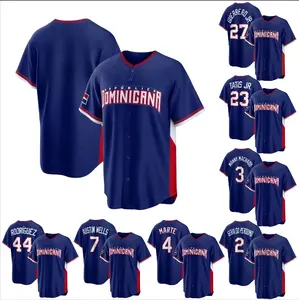 Men's Dominican Republic Baseball 2026 World Baseball Royal All Stitched Jersey #Baseballjersey