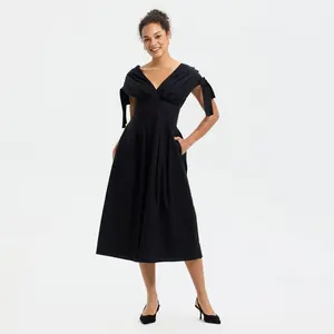 Women's Tie Shoulder Midi Dress - A New Day
