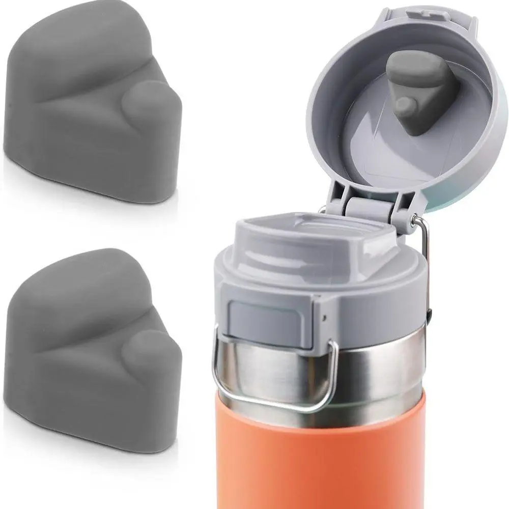 Water Bottle Gasket Silicone Cup Stopper for Stanley Quick FILP GO 24 oz 36 oz, Water Bottle Top Lid Seal  Leak Proof(Set of 2)