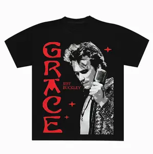 Vintage Graphic Tees, JEFF BUCKLEY T-Shirt, Movie Tee, Unisex Meme Cringe Funny Shirt, Gift, Menswear Womenswear Streetwear Cotton Comfort