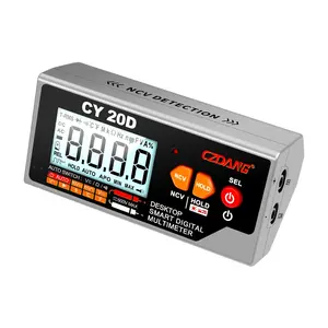 Desktop Digital Multimeter, Voice Function, Electrician Multi Tester, Backlit Bright Screen, Essential Tool for Electrical Work