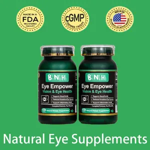 BNH Eye  Empower  Contains no lutein, all-natural product  Lutein-Free, Relieves Eye Fatigue and Dryness, 90 Capsules, Made in the USA