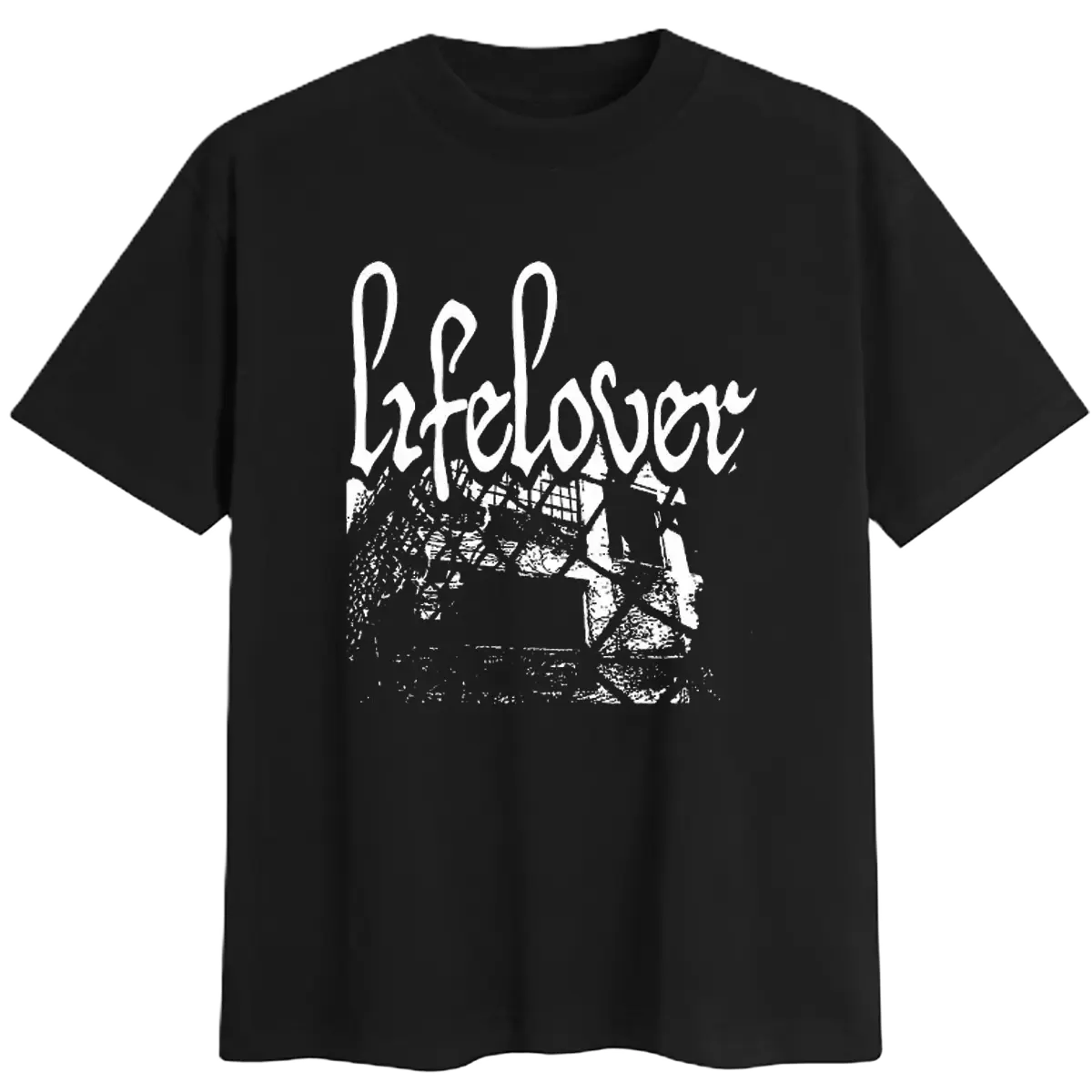 LIFELOVER Merch, Lifelover Black Sweatshirt, Gift For Fan, Casual Cotton Fabric Menswear Crewneck Short Sleeve Classic T-Shirt