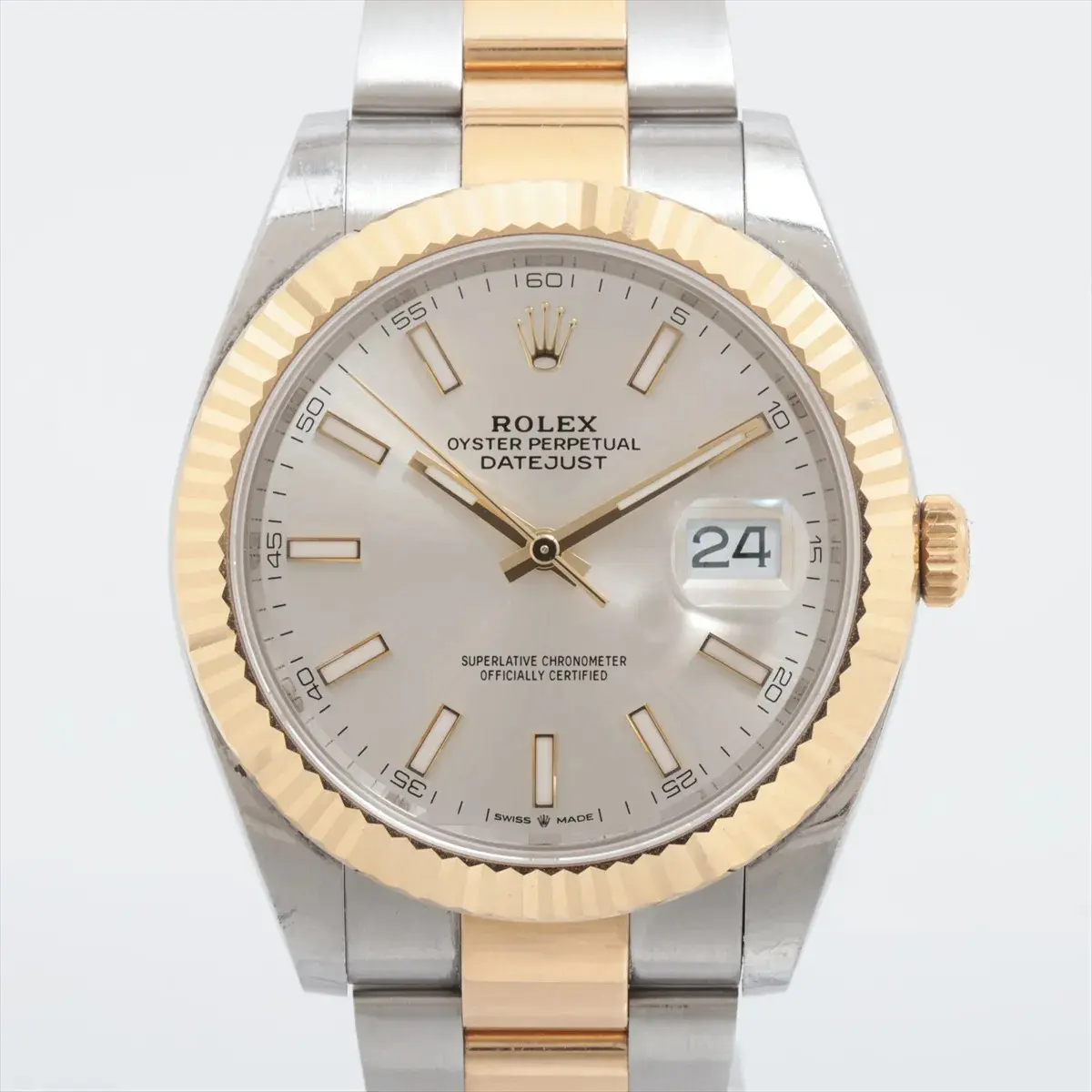 Rolex Silver Datejust 41mm 126333