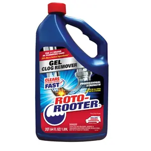 Roto Rooter 64 oz Gel Clog Remover - Pack of 4