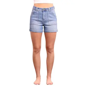 The Piper by Ava Lane High-Rise Tummy Control Denim Shorts