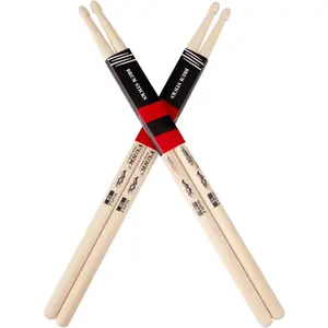Drum Sticks 5B Maple  Tip DrumStick,2 Pairs Drum Stick Ideal for Drummers of  Levels,  for Drums, Percussion and Practice-(5B-Two Pairs)