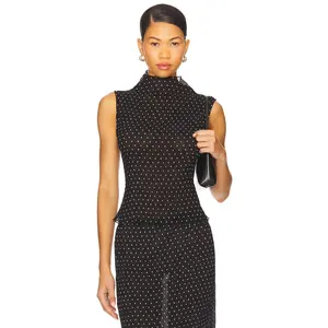 LIONESS Ford Top in Onyx Polka