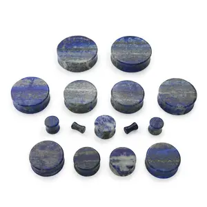 Lapis Lazuli Stone Plugs