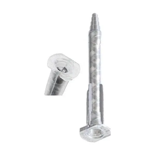 MixPac MAH-05-13T Small Mixing Nozzle for 50ml Cartridges - 3 5/16-inch 13-element Bayonet Static Mixers