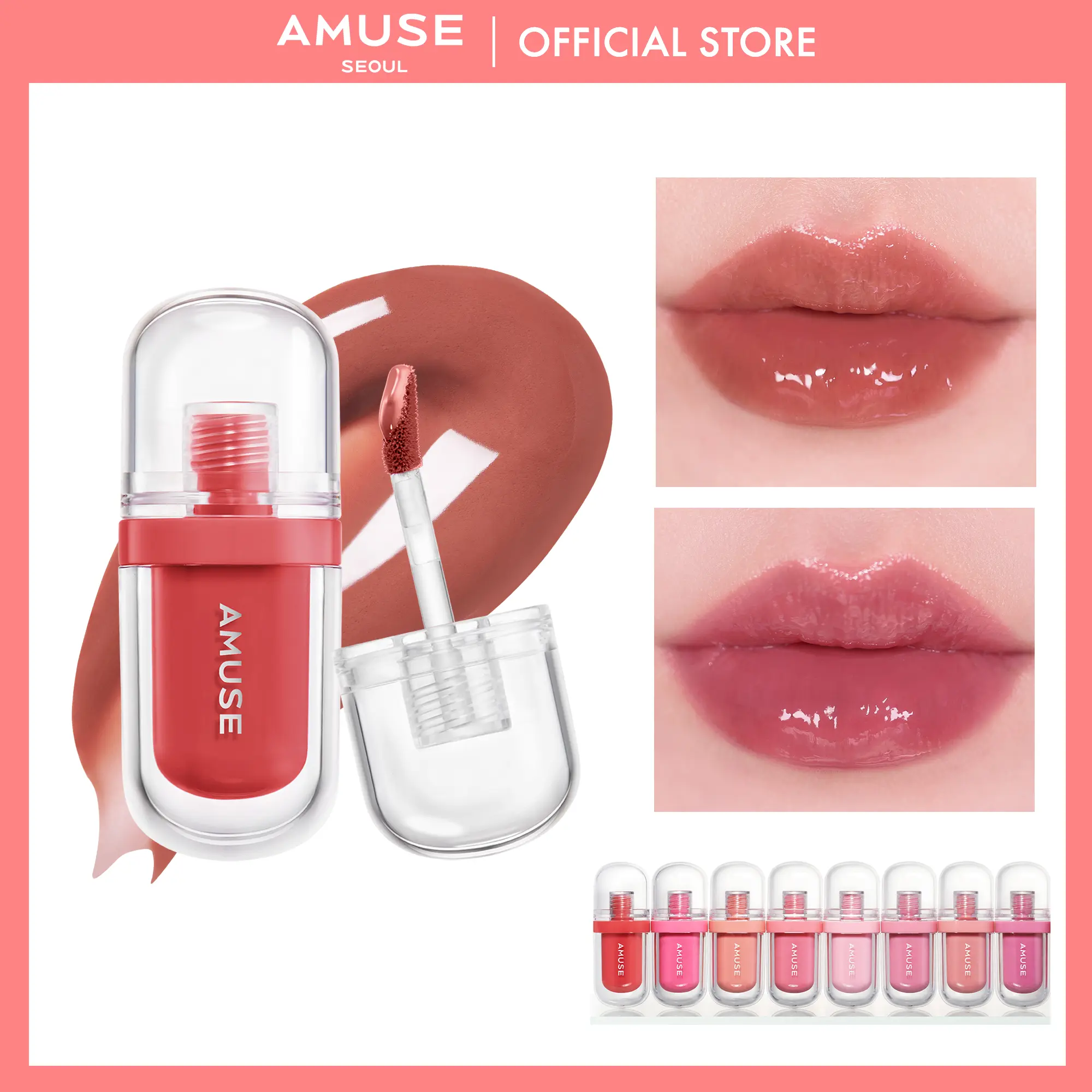 [AMUSE Seoul Official] JEL-FIT TINT | 8 Shades Lip Product Lipstick Lip stain LIPTINT