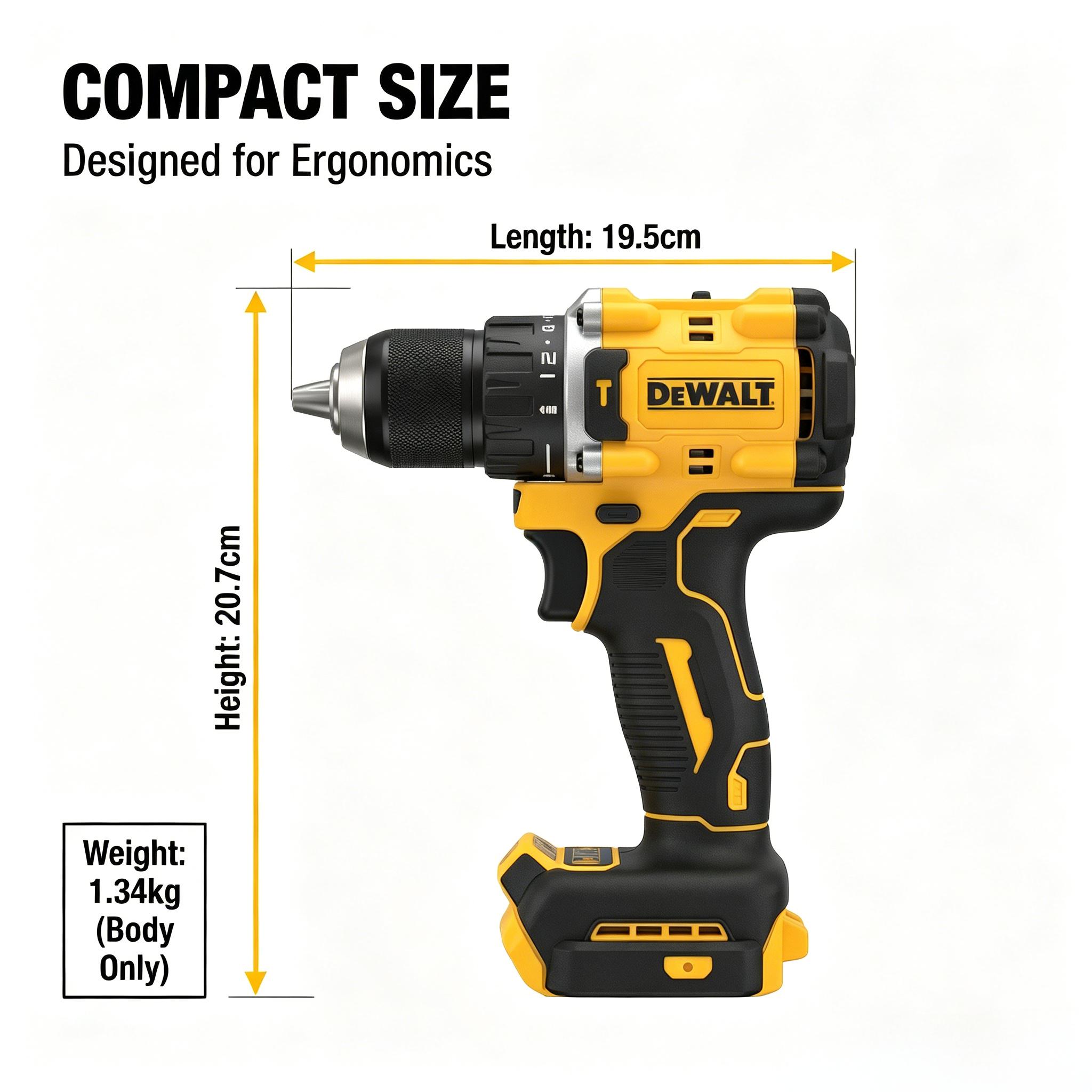 Dewalt DCF805 Brushless Impact Drill，20V Lithium Power Tool For Construction Home Renovation And DIY Repair Projects hardware application