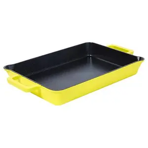 KitchenHQ 9" x 13" Cast Iron Nonstick Griddle/Baker