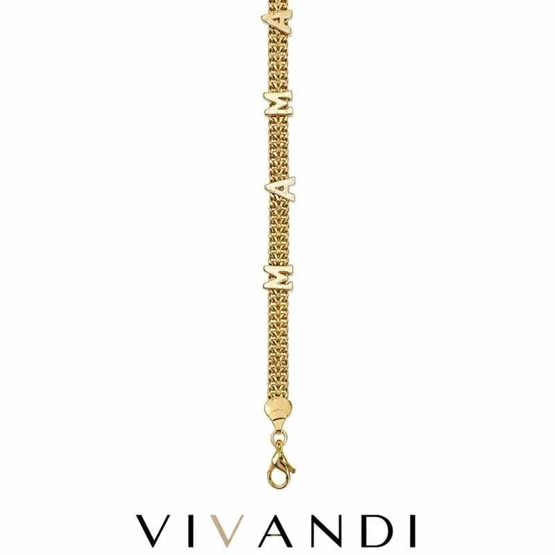 Vivandi “MAMA” Chain Bracelet