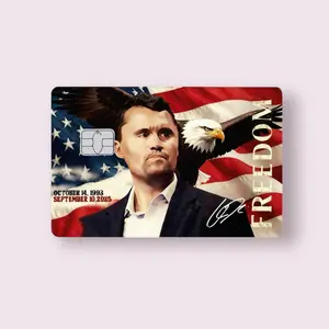 American Freedom Card Credit Card Sticker Debit Skin Wallet Decal Cover Waterproof Vinyl Easy to Apply
