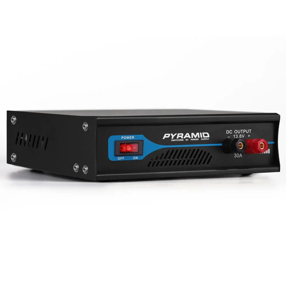 Compact Bench Power Supply 30A Regulated AC to DC Converter | Power Supply Converter with Cooling Fan - Overload & Short Circuit Protection, Car Audio & Electronic Testing