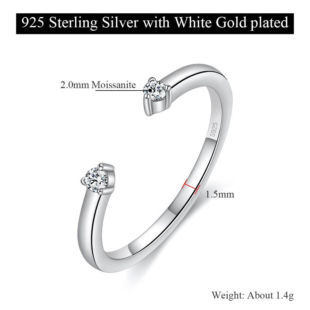 Certified Full Moissanite Wedding Bridal Rings Set for Women 925 Silver Marquise Cut Diamond Engagement Ring Eternity Band