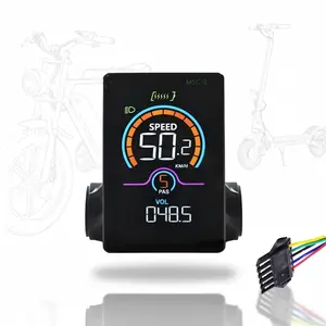 M5c-2 Ble LCD Electric Bike Display, Sm 5pin Interface, APP Bluetooth-compatible Connection, Waterproof Shockproof, Suitable for Various E-Bikes