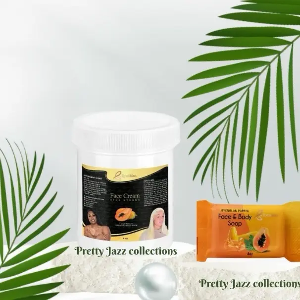 BYENBLAN Papaya Face Cream, Brightening and Exfoliating Treatment for Dark Spot Fade and Hydration | Moisturizing with Fruit Enzymes, 4oz, Exfoliate, Papaya Extract, Naturally Derived