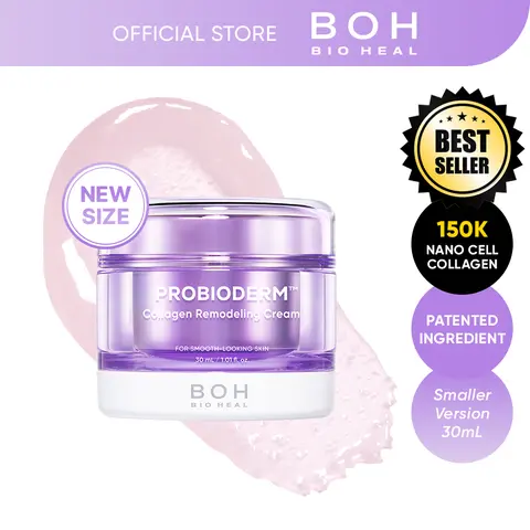 BIOHEAL BOH Probioderm Collagen Remodeling Cream 30ml | Pore Tightening Cream with 150,000 Collagen Capsules for Firmness & Smooth Texture | Lightweight Moisturizer for Flawless Skin Gentle Moisture