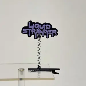 RAVE SPROUTS Liquid Stranger Sprout Hair Clip Chrome Neon Green Festival Spring Rave Trinket Gift