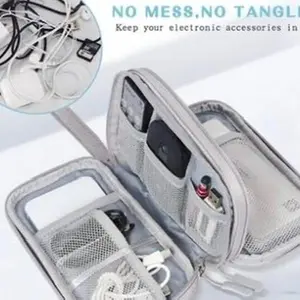 Portable Waterproof Double-Layer Cable Organizer