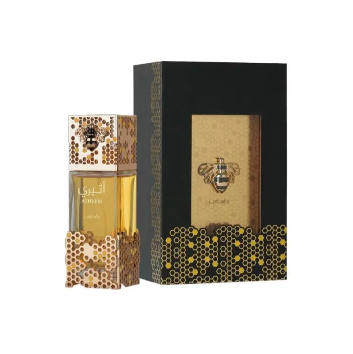 Atheeri EDP Perfume By Lattafa 3.4oz / 100ml - Floral Gourmand Fragrance with Passionflower, Orchid, Vanilla, Amberwood Notes Creamy Sweet Musky Eau De Toilette