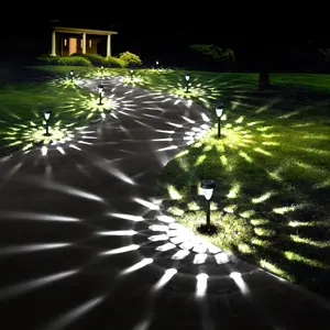 12 Pack Solar Light Outdoor , Cool White Pathway Lights Solar , Landscape Lighting, Garden Lights for Decor, Patio, Garden, Yard, Pathways, Walkway
