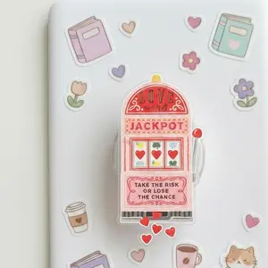 Love Jackpot Magnetic Phone Grip – Cute Valentine Slot Machine Phone Holder