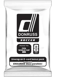 2025-26 Donruss World Cup Soccer: Single Pack (Foil Bonus Pack) from Costco Exclusive Collection, Panini Donruss Road to FIFA World Cup