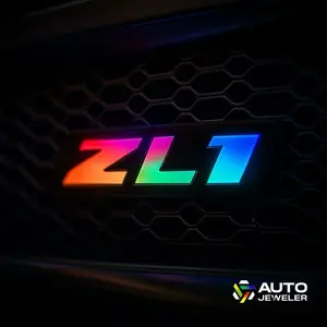 Chevy Camaro ZL1 LED Grille Emblem -Bluetooth App Controlled,  RGB Flow Series