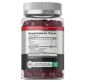 Horbäach Nitric Oxide Beet Root Gummies | 60 Chews | with Nitrates, Vitamin C & Black Pepper | for Men & Women | Strawberry Flavor | Vegan, Non-GMO, Gluten Free Supplement