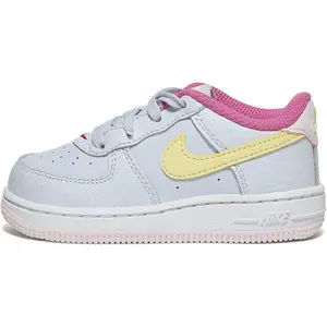 Toddler's Nike Force 1 Football Grey/Citron Tint (DV7764 001)