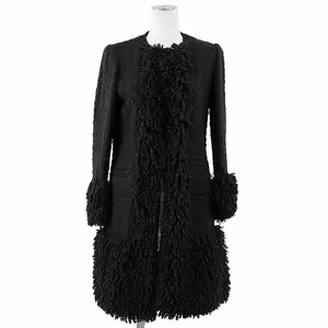 Pre-owned DOLCE & GABBANA Wool Small Leather Goods Dolce&Gabbana Mohair Blend Coat
