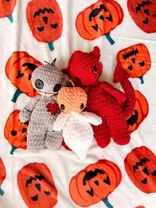 Halloween Crew Crochet Bundle - Versatile Halloween-Themed Patterns for All Skill Levels - Perfect for Crafting Spooky Fun & Festive Projects