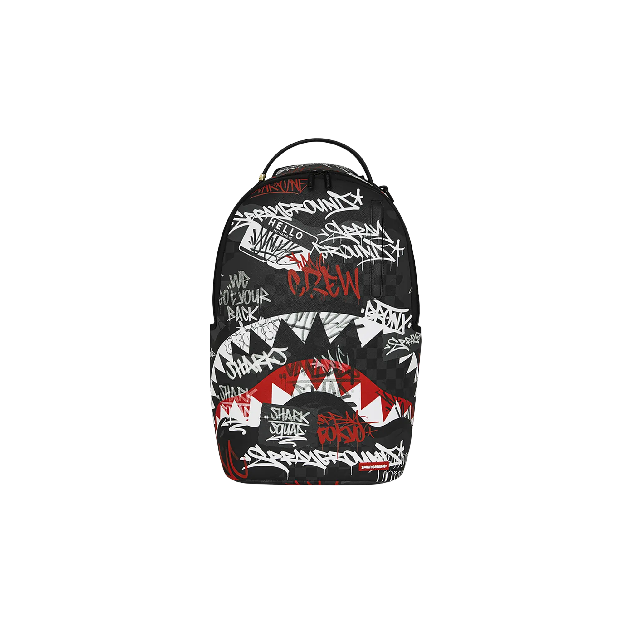 Tagged Up Branded Bandit Backpack "Black" B8874