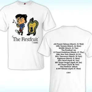 Vintage Retro The Firstfruit Shirt, NCT 127 Mark Lee Solo Debut Album T-Shirt, 2 Sides, Fashion Cotton, Full Colors, Full Sizes, For Men, For Women