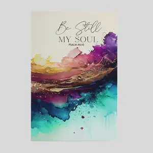 Kerusso Women's Paperback Journal - Be Still, Religious Prayer Journaling Supplies, Flex Cover Notebook with 160 Lined Pages